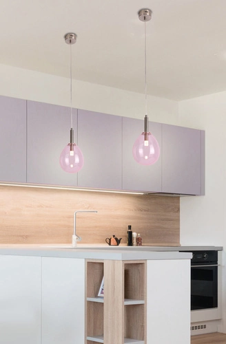 Lampa Wisząca Lukka Różowy