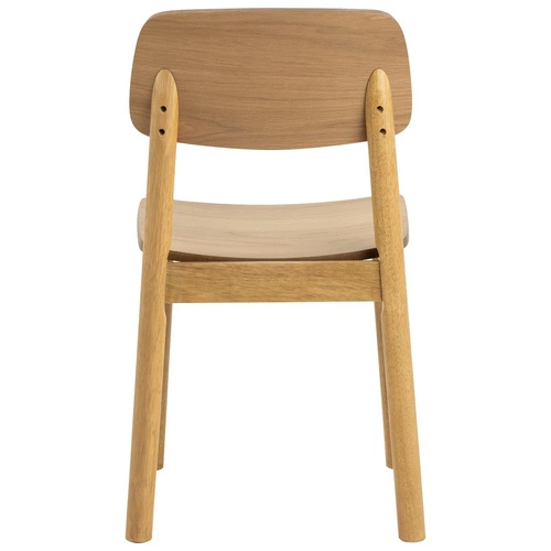 Krzesło drewniane Barlow dąb naturalny Actona do jadalni skandynawskie minimalistyczne