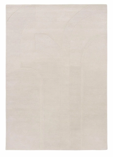 Dywan wełniany do salonu Valanga 160x230 beżowy nowoczesny miękki Carpet Decor