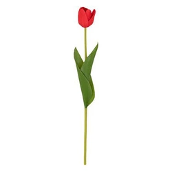 Sztuczny tulipan czerwony