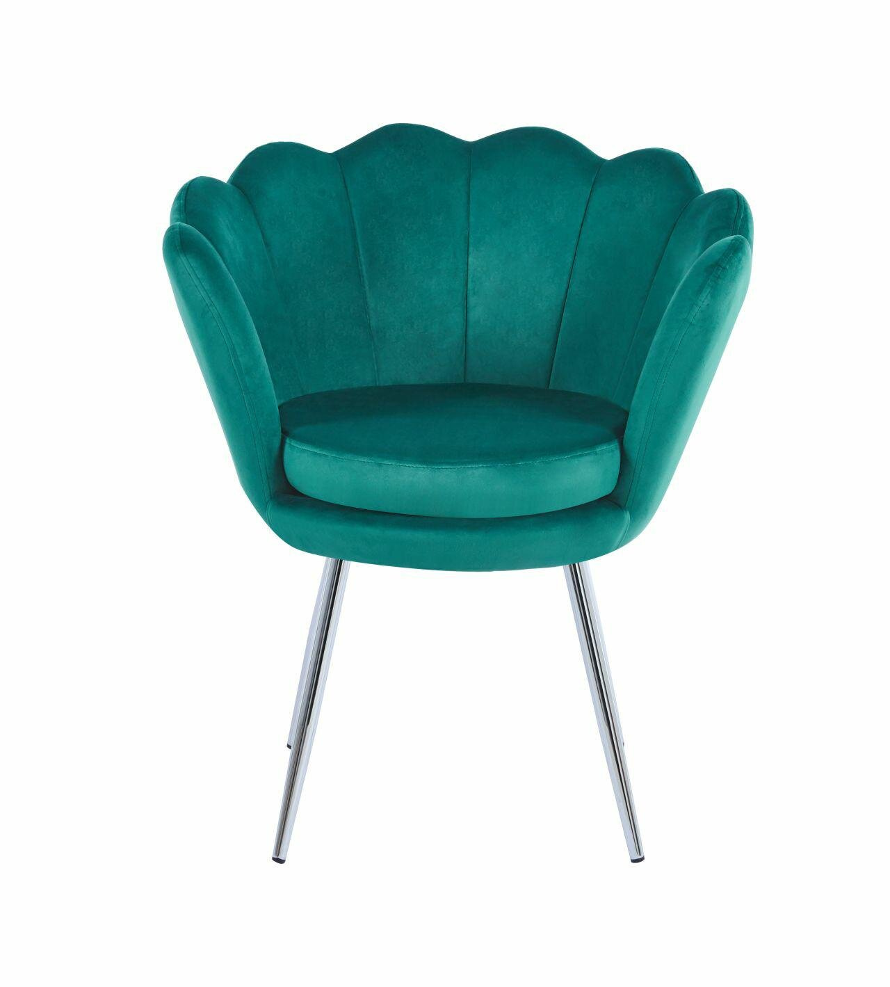 Krzesło tapicerowane Fiona VIC welurowe butelkowa zieleń z podłokietnikami do jadalni Intesi