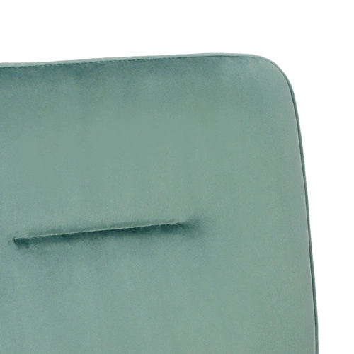 Krzesło tapicerowane Adele Intesi welurowe na płozach szare nowoczesne do jadalni i salonu