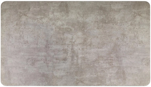 Stół do jadalni loftowy Faxil 160x90 szary beton z czarnymi nogami nowoczesny Intesi