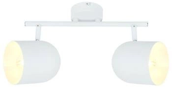 Lampa sufitowa Azuro listwa 2x40W E27  biały