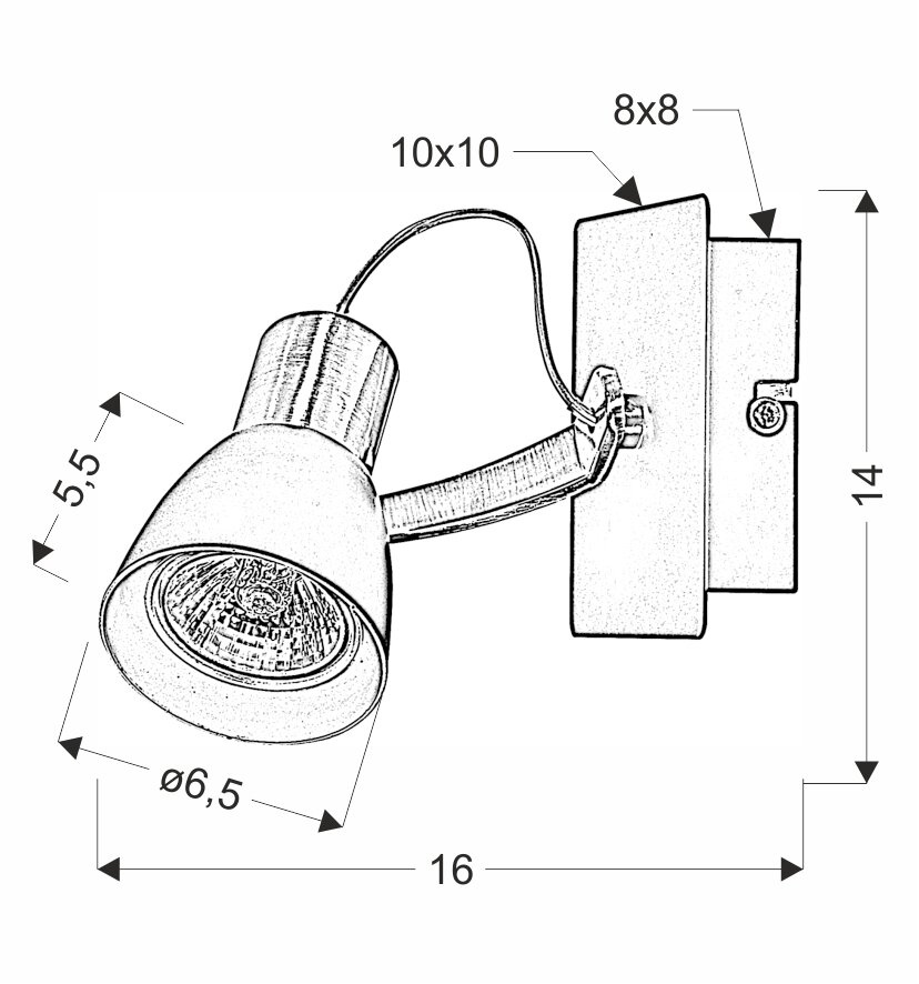 Kinkiet ścienny Markus czarny miedziany regulowany metalowy nowoczesny do salonu i sypialni