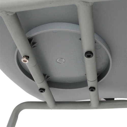 Hoker Novaei szary nowoczesny z oparciem do kuchni i wyspy metalowy 76 cm Intesi