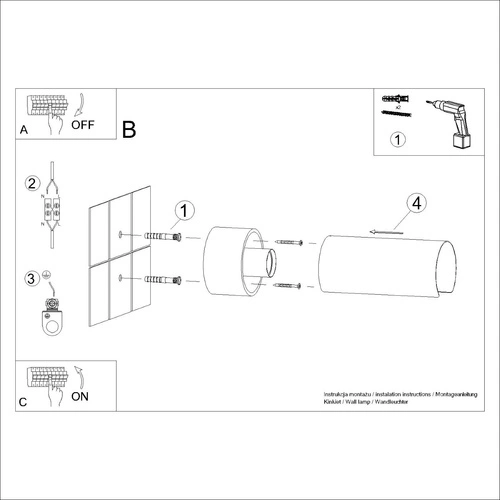 Kinkiet ścienny FLASH biały nowoczesny regulowany stalowy do salonu sypialni i przedpokoju
