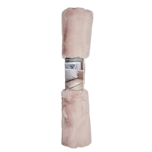 Dywan nowoczesny shaggy Cocoonin 110x60 cm różowy pluszowy do sypialni i salonu Intesi