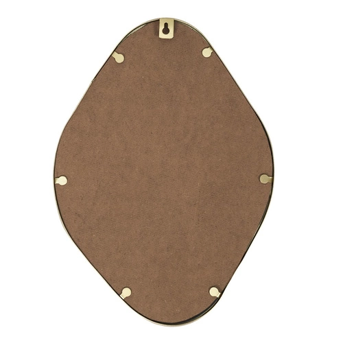 Zestaw 3 luster dekoracyjnych Arcilla złote lustro glamour do przedpokoju i salonu