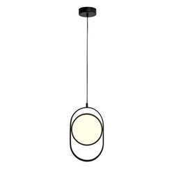 Lampa wisząca LED ELIPSE M czarna 45 cm nowoczesna do salonu i nad stół Step into Design