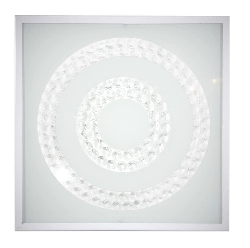 Plafon Lux 29x29 16W LED 4000K biały  podwójny ring