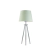 Lampka nocna BERGEN miętowa nowoczesna z abażurem metalowa do sypialni lub salonu 50 cm