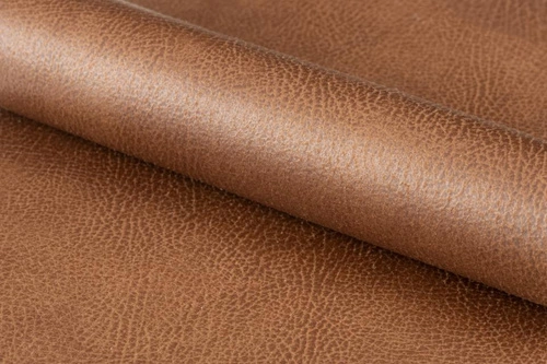 Szezlong Chaplin fotel leżanka do salonu brązowy z ekoskóry nowoczesny Actona