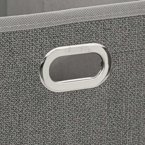 5five simply smart pudełko materiałowe do regału 15x31 cm z uchwytem szare