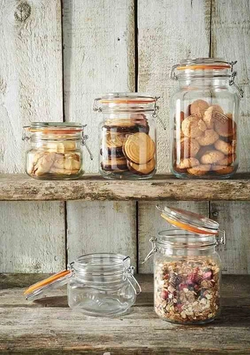 Słoik 0,07l, Square Clip Top Jar KILNER