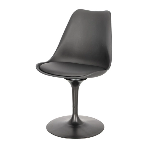 Krzesło Tulip Basic czarne/czarna poduszka Outlet