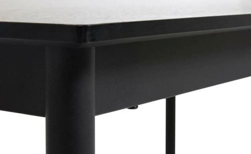 Stół Pensacola czarny 85x140 nowoczesny stół do jadalni i salonu