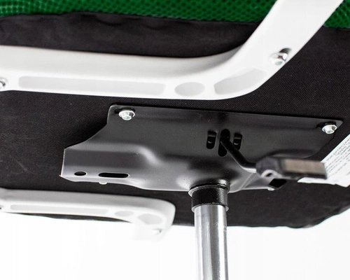 Fotel biurowy ergonomiczny Splash zielony siatkowy obrotowy z podłokietnikami do biurka