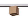 Plafon QUAD naturalne drewno GU10 4000K  7W 530lm #W