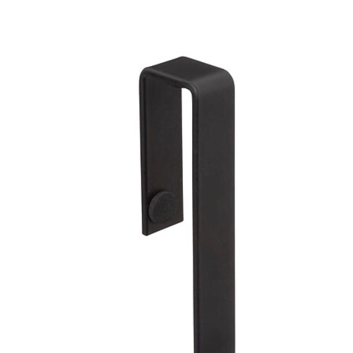 Półka łazienkowa Blackalu 2-poziomowa czarna aluminiowa wisząca pod prysznic 5five simply smart