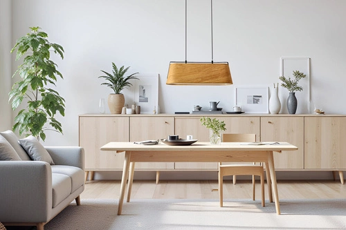 Lampa wisząca Milbury nowoczesna czarna z żółtym abażurem do salonu i sypialni