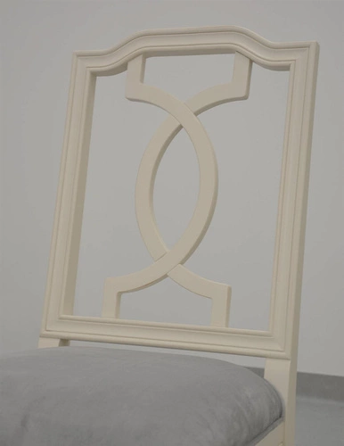 Krzesło Damir białe/szare