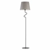 Lampa podłogowa FOGO czarna szara