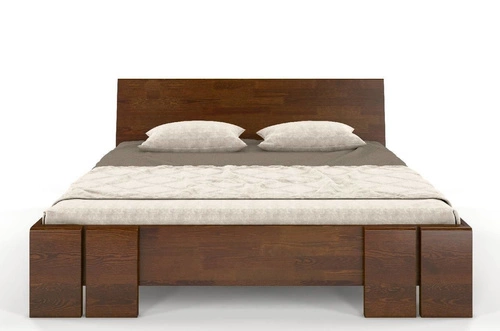 Łóżko drewniane sosnowe Vestre Maxi 120x220 z pojemnikiem do sypialni personalizowane