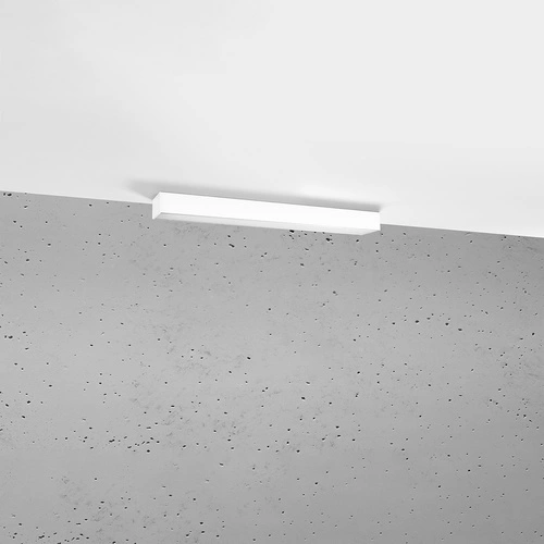 Plafon sufitowy LED Pinne 67 cm biały nowoczesny do kuchni, salonu i sypialni Thoro