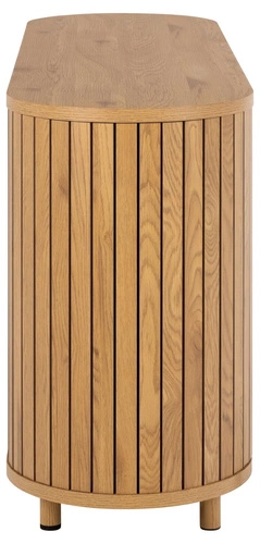 Komoda Colima dziki dąb 160 cm skandynawska komoda do salonu na nóżkach matowa Actona