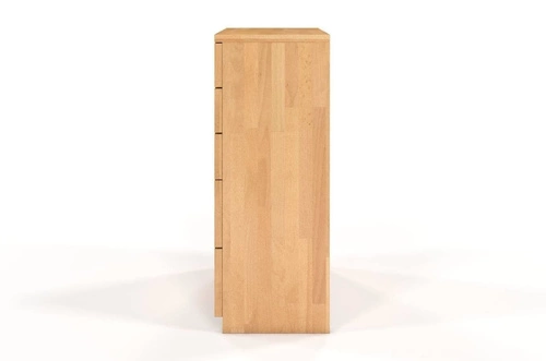 Komoda z szufladami Spectrum 8 skandynawska drewniana bukowa 100 cm do salonu SKANDICA