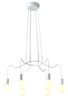 Lampa wisząca Basso 6x40W E27 biały  matowy