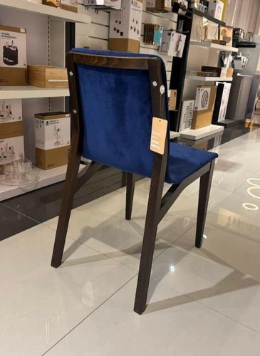 Krzesło Fameg Kos buk A-1621, Walnut04,   CrownVelvet37 OUTLET