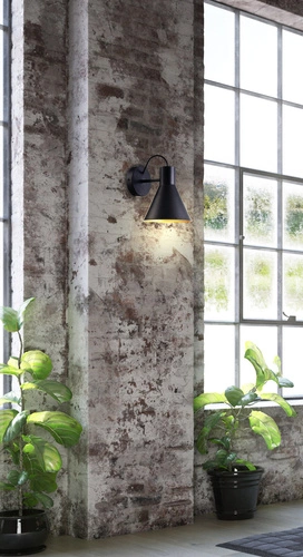 Kinkiet ścienny More czarny matowy nowoczesny metalowy do salonu i sypialni CANDELLUX