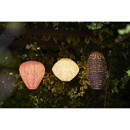 Lampion ogrodowy Greatham różowy solar LED IP44 House Nordic na taras