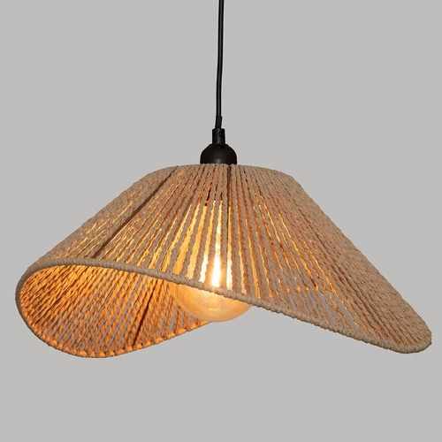 Lampa wisząca Myha boho regulowana do salonu i jadalni naturalna Atmosphera 40 cm