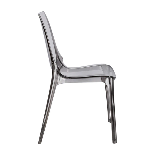 Krzesło Vanity transparentne do jadalni nowoczesne sztaplowane z tworzywa SCAB Design