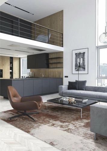 Dywan nowoczesny do salonu i sypialni Carpet Decor Rust Copper 200x300 łatwoczyszczący