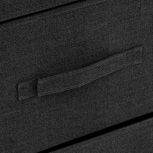 Komoda z szufladami Tissa czarna nowoczesna 45 cm do salonu i sypialni 5five simply smart