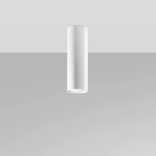 Plafon sufitowy biały Lagos 20 nowoczesny metalowy do kuchni, salonu i sypialni