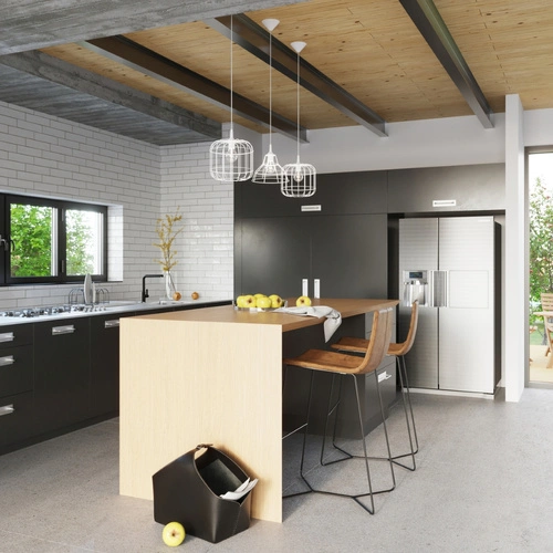 Lampa wisząca CELTA biała nowoczesna metalowa pojedyncza do salonu i kuchni