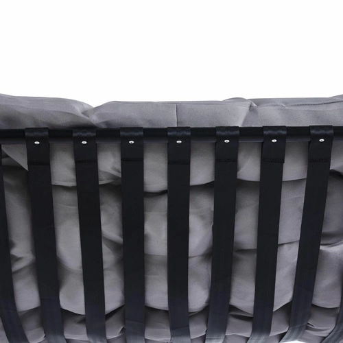 Fotel bujany Snoo Intesi szary nowoczesny ogrodowy na taras i balkon outdoor