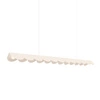Lampa wisząca BISCUIT beżowa LED 4000K