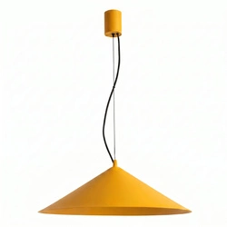 Lampa wisząca FINT LED żółta nowoczesna do salonu 1-punktowa