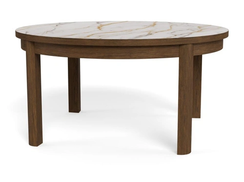 Stolik kawowy Southampton Actona okrągły nowoczesny kremowy do salonu