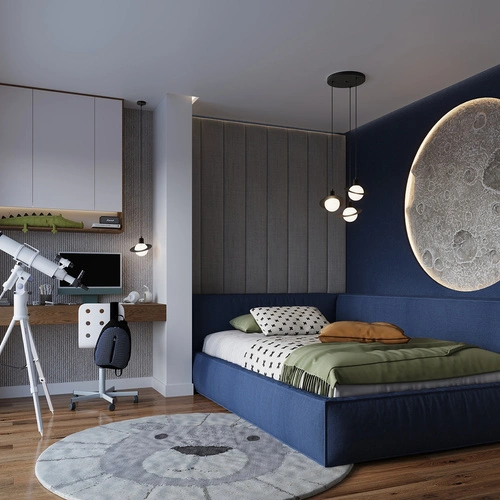 Lampa wisząca kula HYPERION 1 czarna nowoczesna do salonu regulowana wysokość