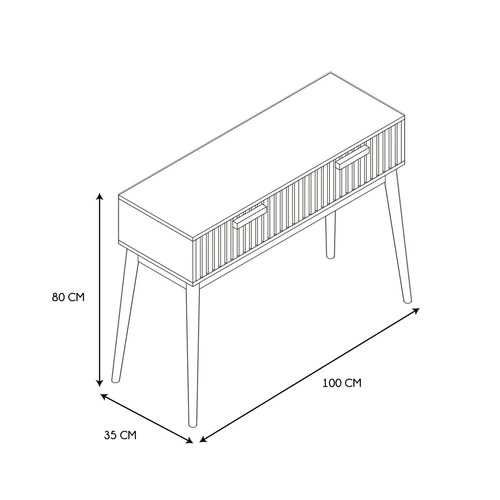 Konsola Klaus naturalna outlet