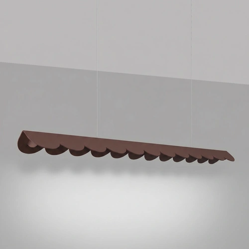 Lampa wisząca Biscuit 130 brązowa LED nad wyspę regulowana