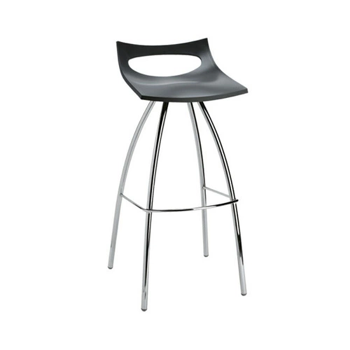 Hoker Diablito 80 cm antracytowy nowoczesny bez oparcia do kuchni i wyspy SCAB Design