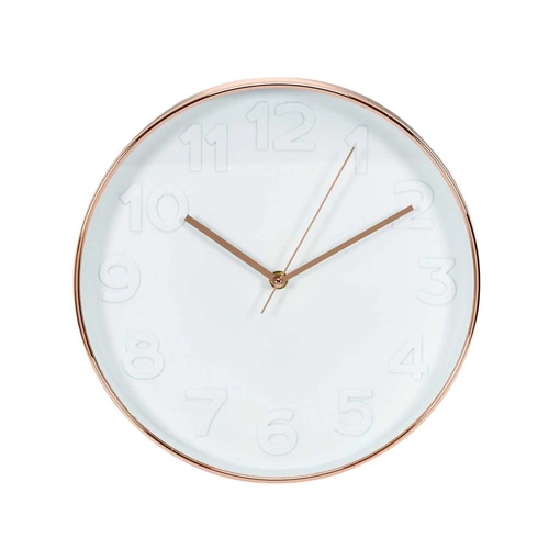 Zegar Rotin golden rose/ white